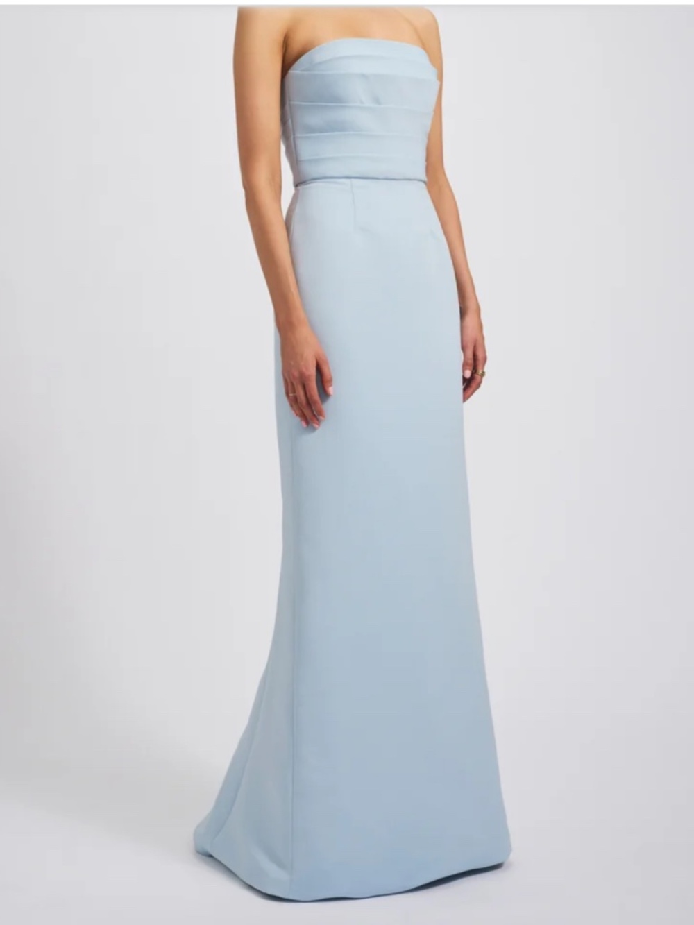 Amsale Sonia in Ice Faille - Sample Size 14